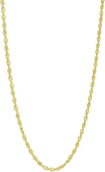 10K 1.10 mm Yellow Gold Singapore CHAIN 22" (SKU C19064)