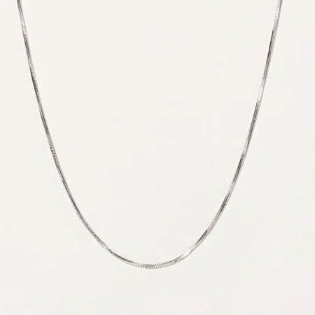 925 SILVER 1.32 mm Snake CHAIN 16" (SKU SP17050)