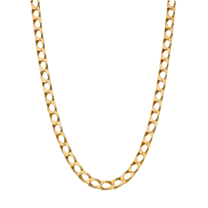 14K 4.0 mm Yellow Gold Open link CHAIN 18" (SKU C14142)