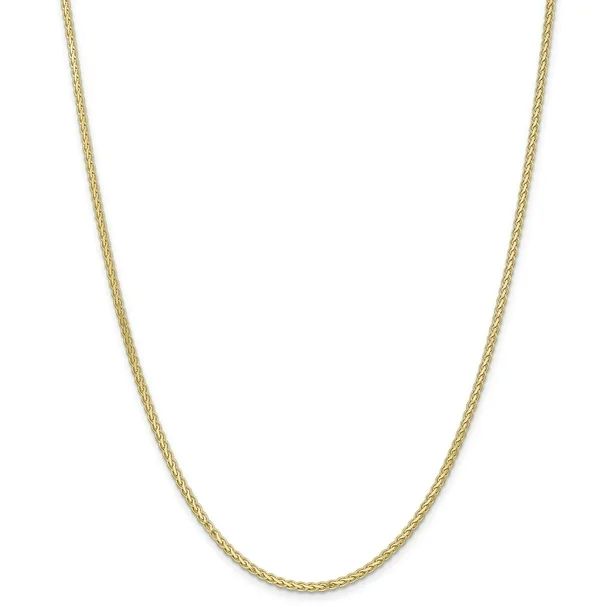 10K 0.9 mm Yellow Gold Wheat CHAIN 24" (SKU C19116)