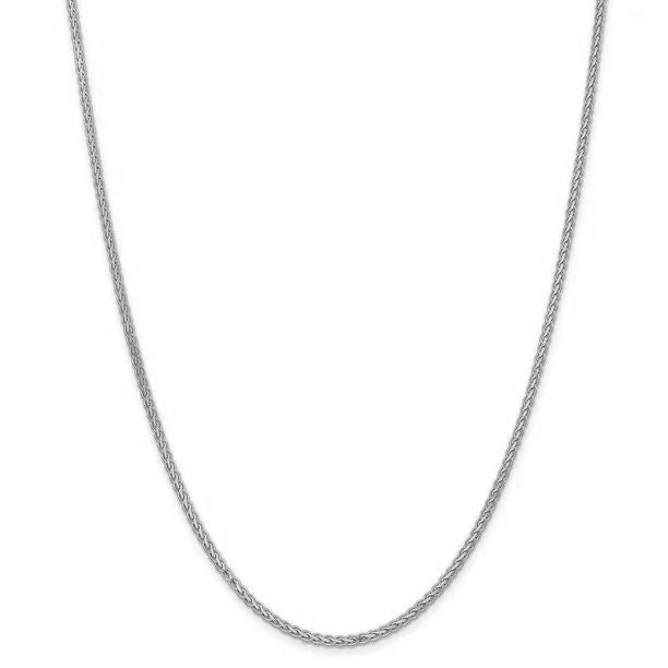 10K 0.75 mm White Gold Wheat CHAIN 16" (SKU C15005)