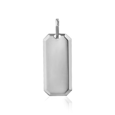 925 S. SILVER DOG TAG PENDANT (SKU SP25013)