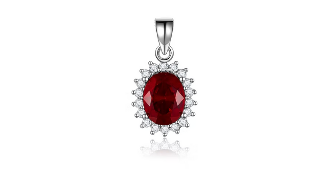 925 S. Silver &  cz  pendant (SKU SP24039)