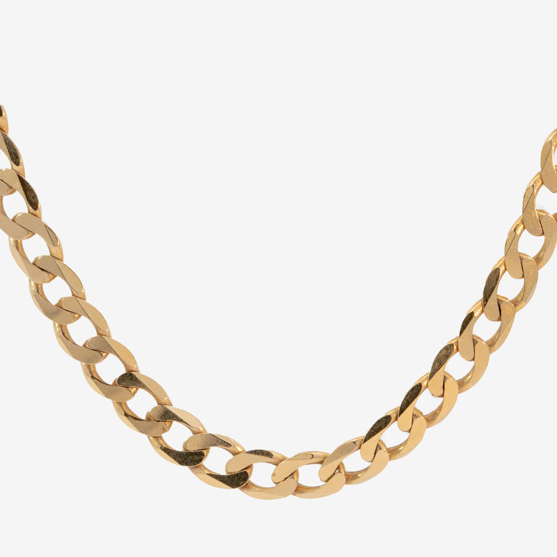 10K 5.8mm Yellow Gold Curb CHAIN 22" (SKU C24062)