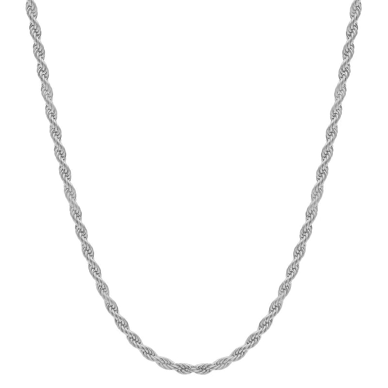 925 SILVER 1.35 mm Rope CHAIN 18" (SKU SC15789)