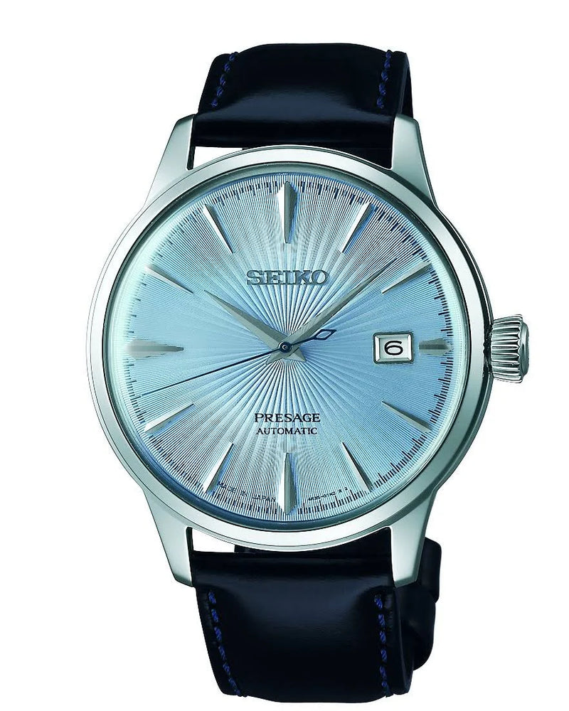 Seiko Presage - 40MM Cocktail Time Skydiving with Silver Blue Dial SRPB43 (Pre-Order)