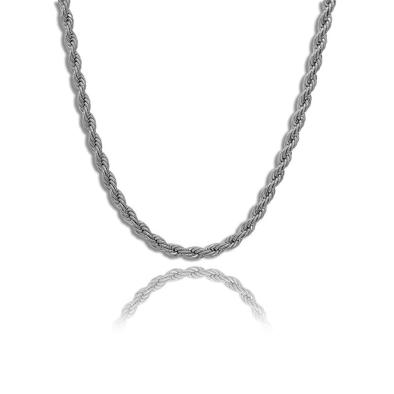 925 SILVER 5.90 mm Rope CHAIN 30" (SKU SC15849)