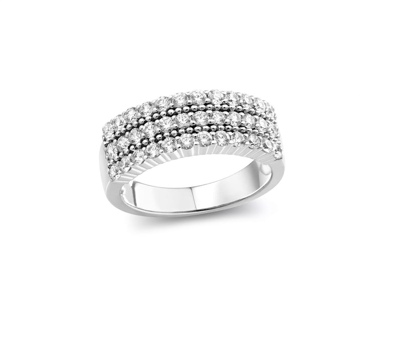 14K WG 1.00ct Diamond Anniversary  Ring