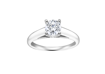 14K WG .50ct  Solitaire Diamond Ring