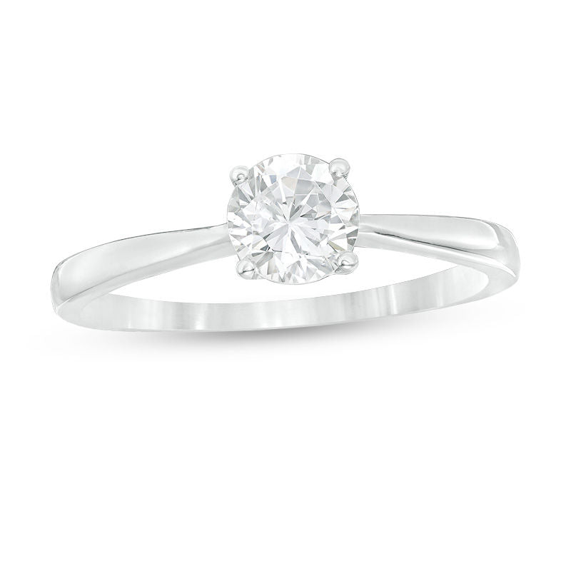 18K White Gold 0.36ct Canadian Diamond Solitaire Ring – Simon's Jewellery