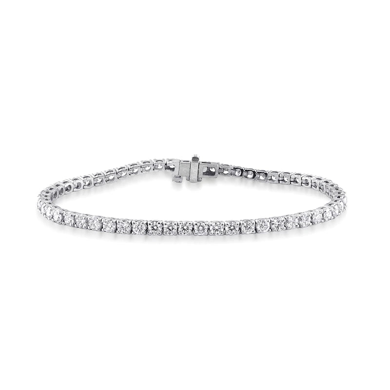 18K WG 2.00CT  Diamond  Bracelet 7"
