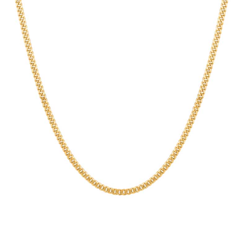 10K 1.70 mm Yellow Gold Curb CHAIN 24"